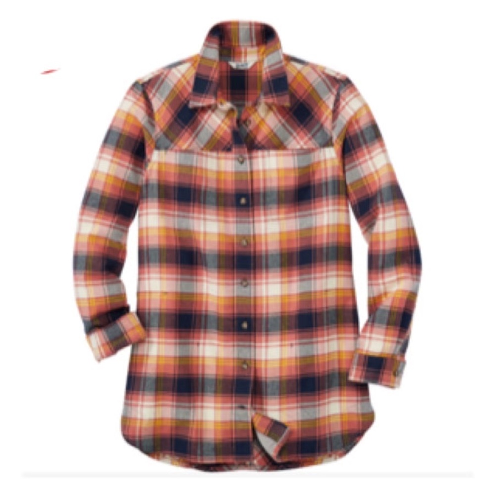 NIP Duluth Trading Co. Women’s Folklore Flannel Tunic - L
